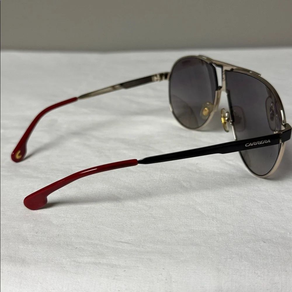 Carrera 1005/S Aviator Shield Sunglasses Black/Silver